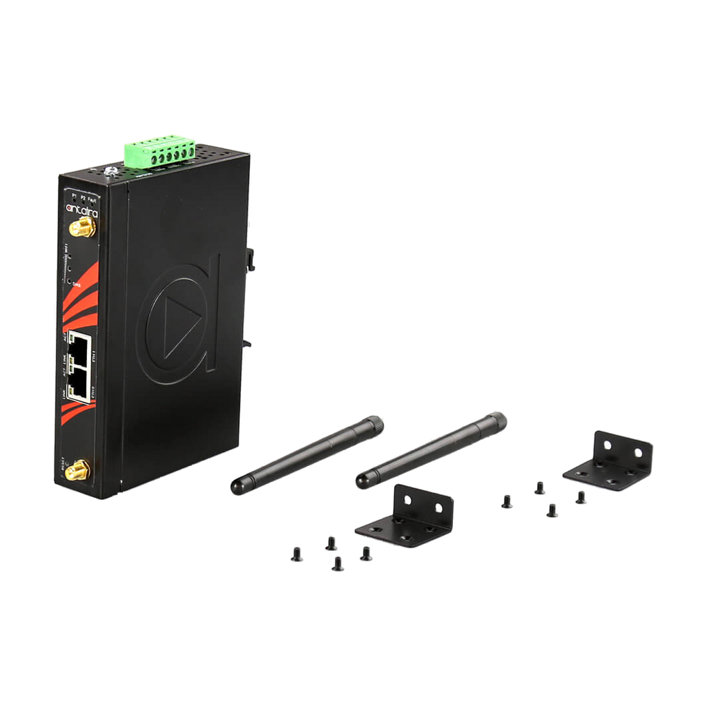 Router Industrial ARS-7131 WiFi 802.11 a/b/g/n, 300Mbits, 2.4/5Ghz, 9-24VDC — vista do equipamento