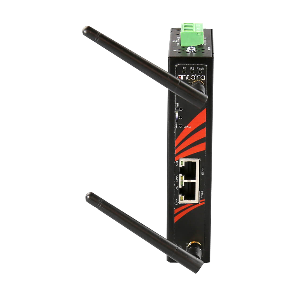 Router Industrial ARS-7131 WiFi 802.11 a/b/g/n, 300Mbits, 2.4/5Ghz, 9-24VDC — vista do equipamento