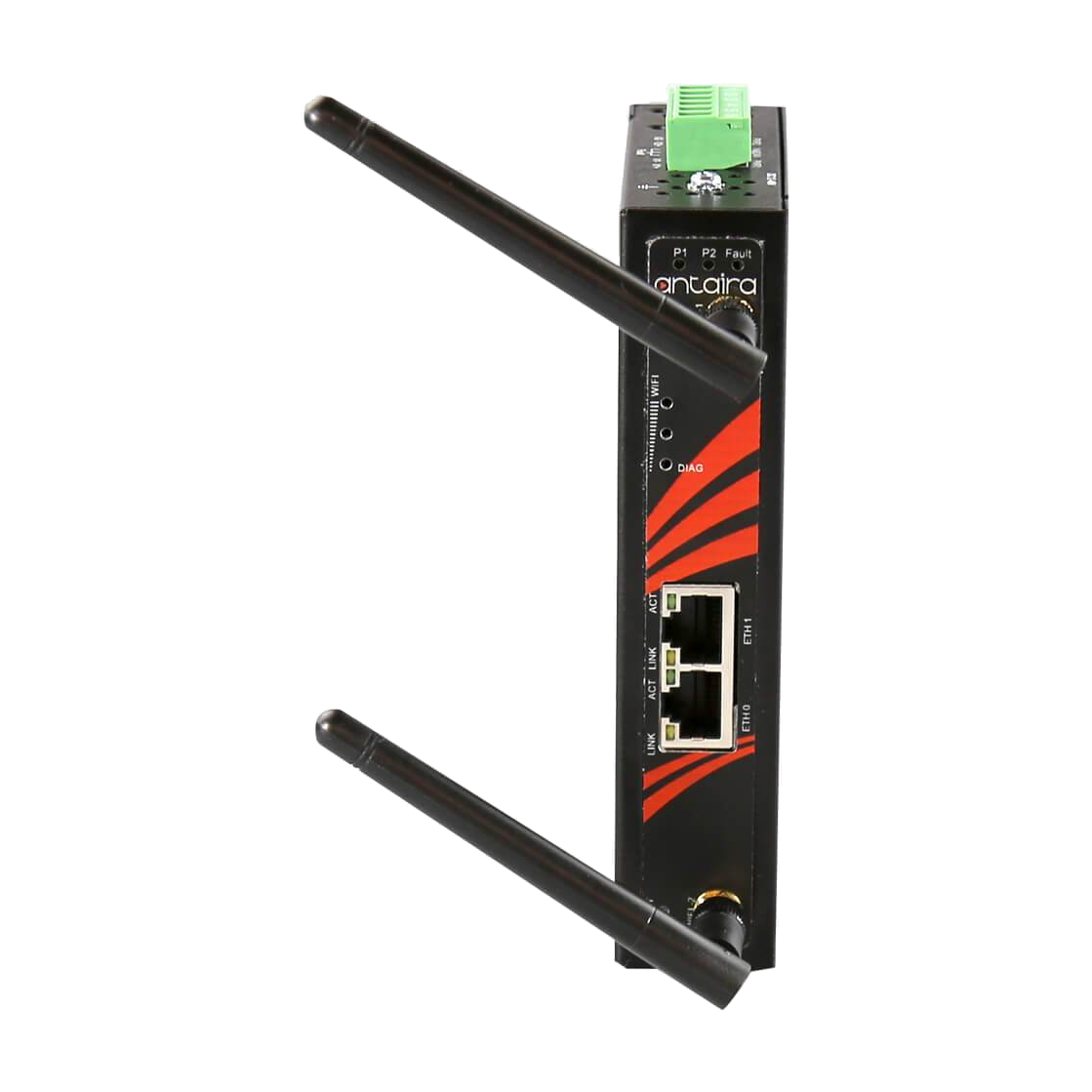 Router Industrial ARS-7131-AC WiFi 802.11 a/b/g/n/ac, 867Mbits, 2.4/5Ghz, 9-24VDC — vista do equipamento