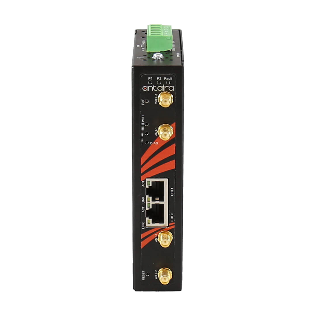 Router Industrial ARS-7231-AC WiFi 802.11a/b/g/n/ac, 867Mbits, 2.4/5Ghz, 9-24VDC — vista do equipamento