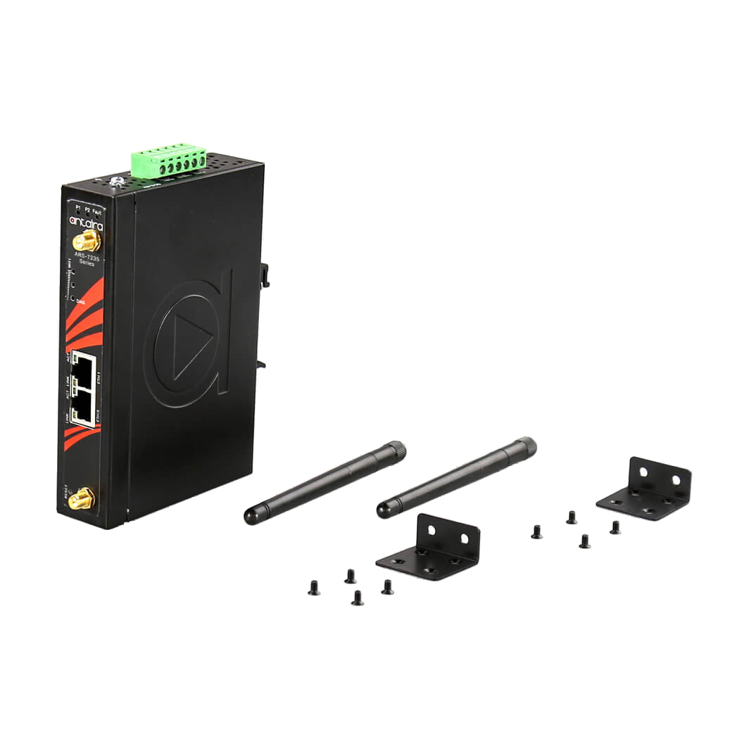 Router Industrial ARS-7235-AC Dual 802.11a/b/g/n/ac, 867Mbits, 2.4/5Ghz, 9-24VDC — vista do equipamento