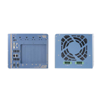 Neousys Nuvo-8208GC (Intel Xeon-E, Core 9/ 8, Dual NVIDIA RTX 30 Series) — vista do equipamento