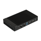 GIGAIPC QBiX-Plus-APLA3450-A1 (N3450, 2 LAN. 2 HDMI, COM RI45) — vista do equipamento