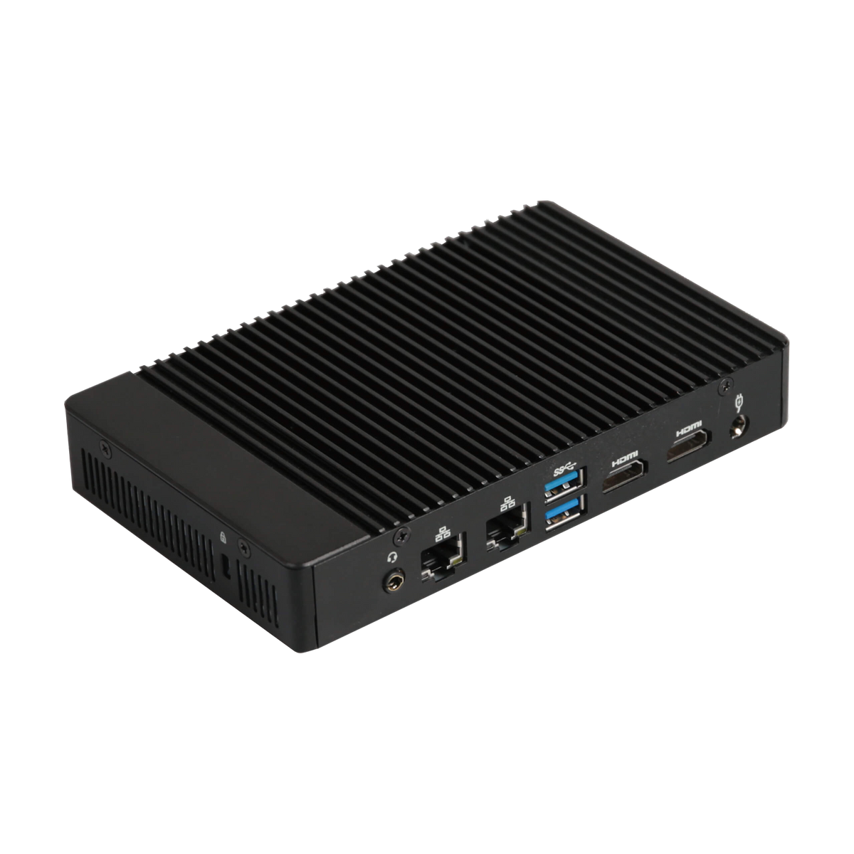 GIGAIPC QBiX-Plus-APLA3450-A1 (N3450, 2 LAN. 2 HDMI, COM RI45) — vista do equipamento