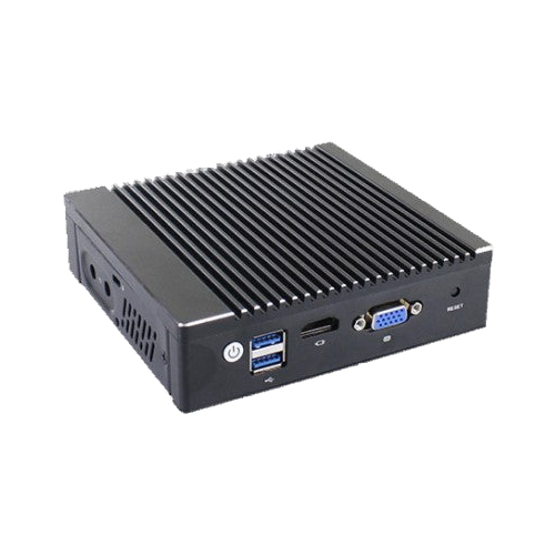 Mini-PC MPC-4LAN-N3700 (Intel Pentium N3700, 4 Intel I225-V 2.5GbE) — vista do equipamento
