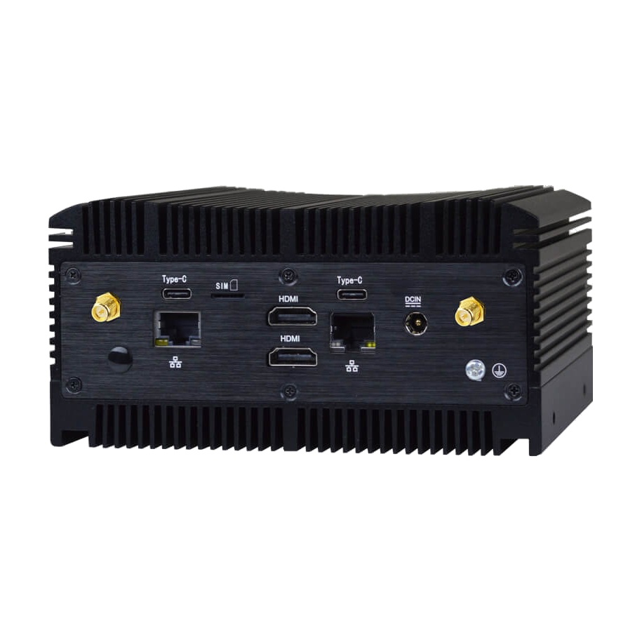Jetway HBJC330U10(I)-1145G7 (Tiger Lake i5-1145G7, 2* LAN, 2* HDMI) — vista do equipamento