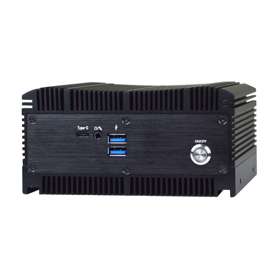 Jetway HBJC330U10(I)-1145G7 (Tiger Lake i5-1145G7, 2* LAN, 2* HDMI) — vista do equipamento
