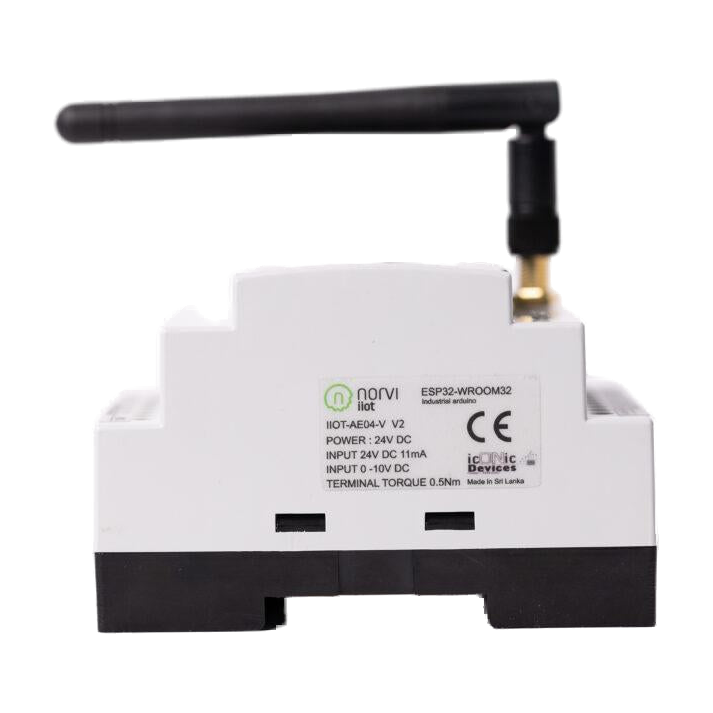 GSM-AE04-I (6* Analog In 4-20MA, 6* Digital In, GSM) — vista do equipamento