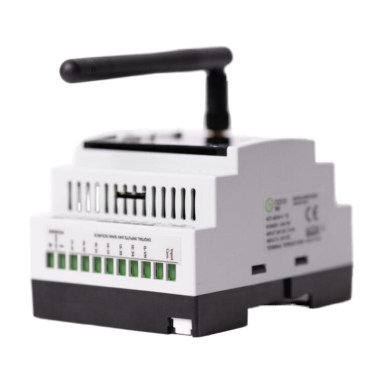 GSM-AE08-I (4* Analog In 4-20MA, 6* Digital In, SD, GSM) — vista do equipamento