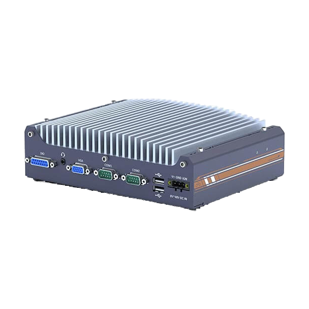 Neousys Nuvo-9531 (Intel Core™ 12 Gen. i9/ i7/ i5/ i3, 4 GLAN) — vista do equipamento