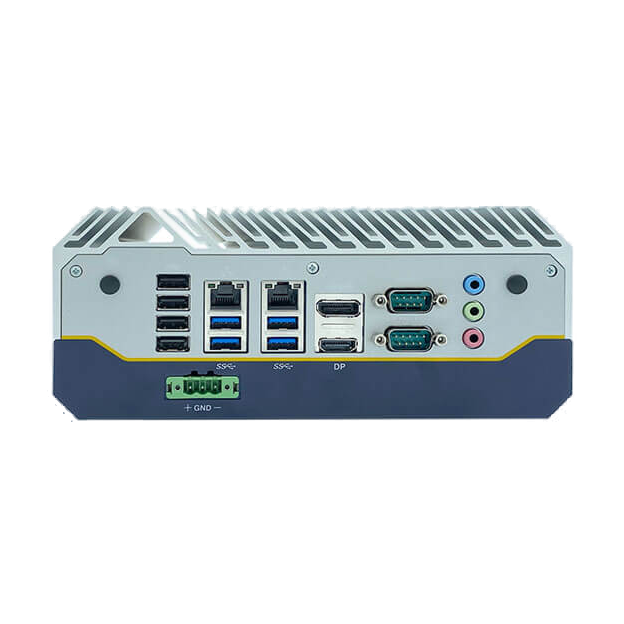 Mitac E410-13CMI (Intel 10Gen Comet Lake, 2 GLAN, 2 COM, GPIO) — vista do equipamento