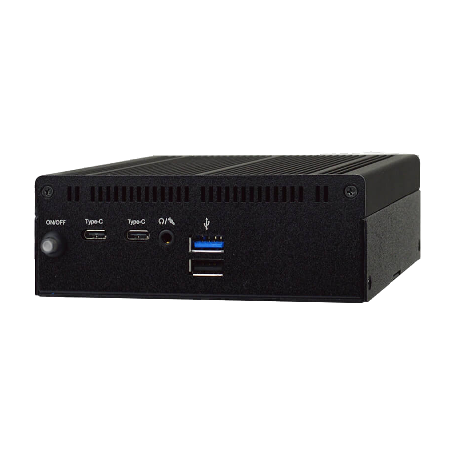 Jetway HBFBU03-6412-B (Intel Elkhart Lake J6412, 2* RJ45/ HDMI) — vista do equipamento