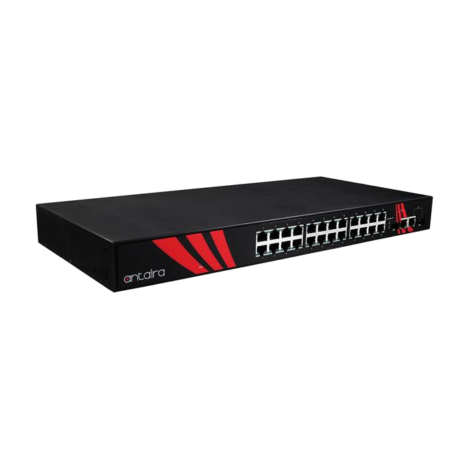 Switch LNX-2602G-SFP (24* 10/100/1000Tx + 2* Gigabit Combo) - AGL