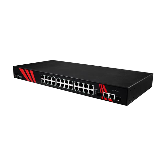 Switch LNX-2602G-SFP (24* 10/100/1000Tx + 2* Gigabit Combo) - AGL