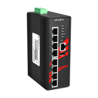 Switch Industrial LMX-0800 (8* 10/100 BaseTx) — vista do equipamento