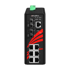 Switch LMX-0802-ST-S3 (6*10/100BaseTx + 2* 100Fx ST, SM 30Km) — vista do equipamento