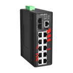 Switch PoE+ LMP-1202M-SFP (8*10/100Tx+2*10/100/1000Tx+2*100/1000SFP) — vista do equipamento