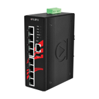 Switch LMX-0800G (8*10/100/1000Tx) Layer 3 — vista do equipamento