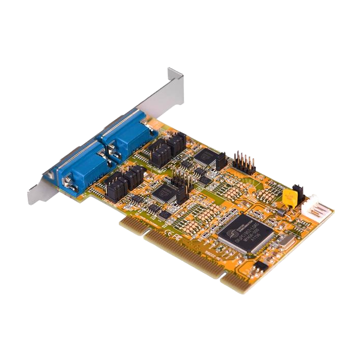 Placa PCI 2* portas RS232/422/485 MSC-102C — vista do equipamento