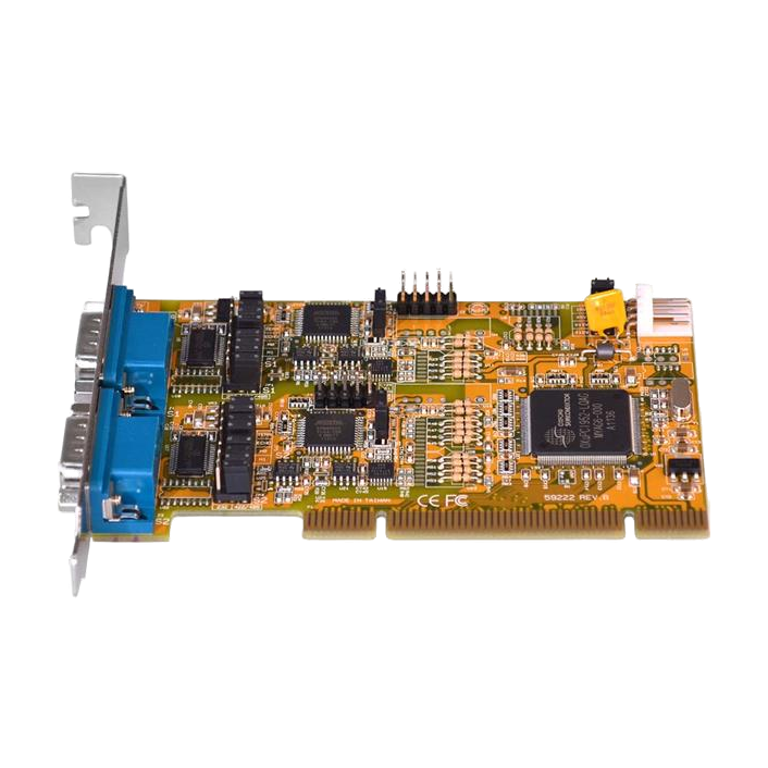 Placa PCI 2* portas RS232/422/485 MSC-102C — vista do equipamento