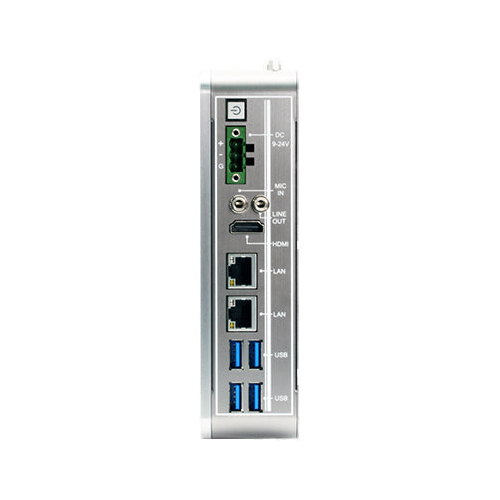AAEON BOXER-6710 (Intel® Atom™ N4200, 2* GLAN, 9-24VDC) — vista do equipamento