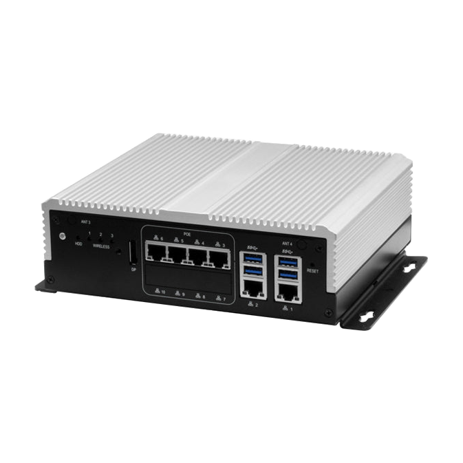 AAEON VPC-5600S (Intel i3-7100U, DP, HDMI, PoE, GPS, 10-36VDC) — vista do equipamento