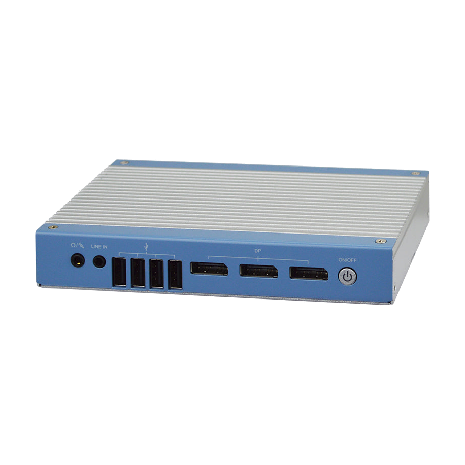 Jetway HB368F21-6210-S (Intel Elkhart Lake N6210, 3* DP, 2* LAN} — vista do equipamento