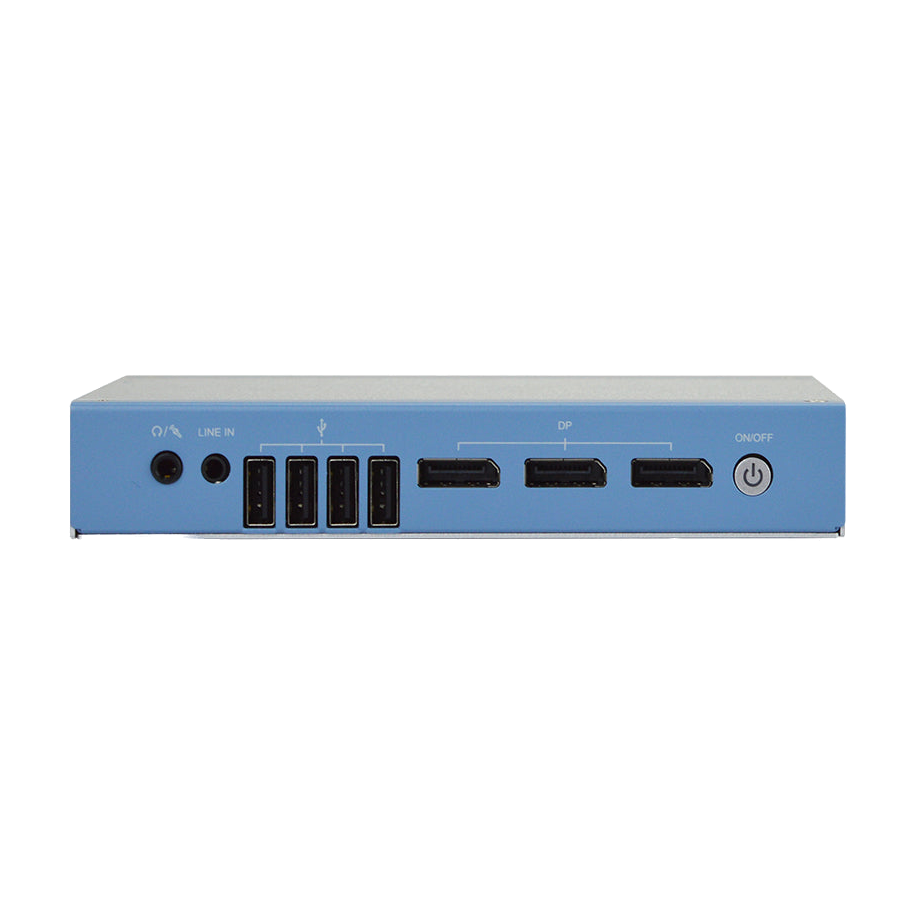 Jetway HB368F21-6210-S (Intel Elkhart Lake N6210, 3* DP, 2* LAN} — vista do equipamento