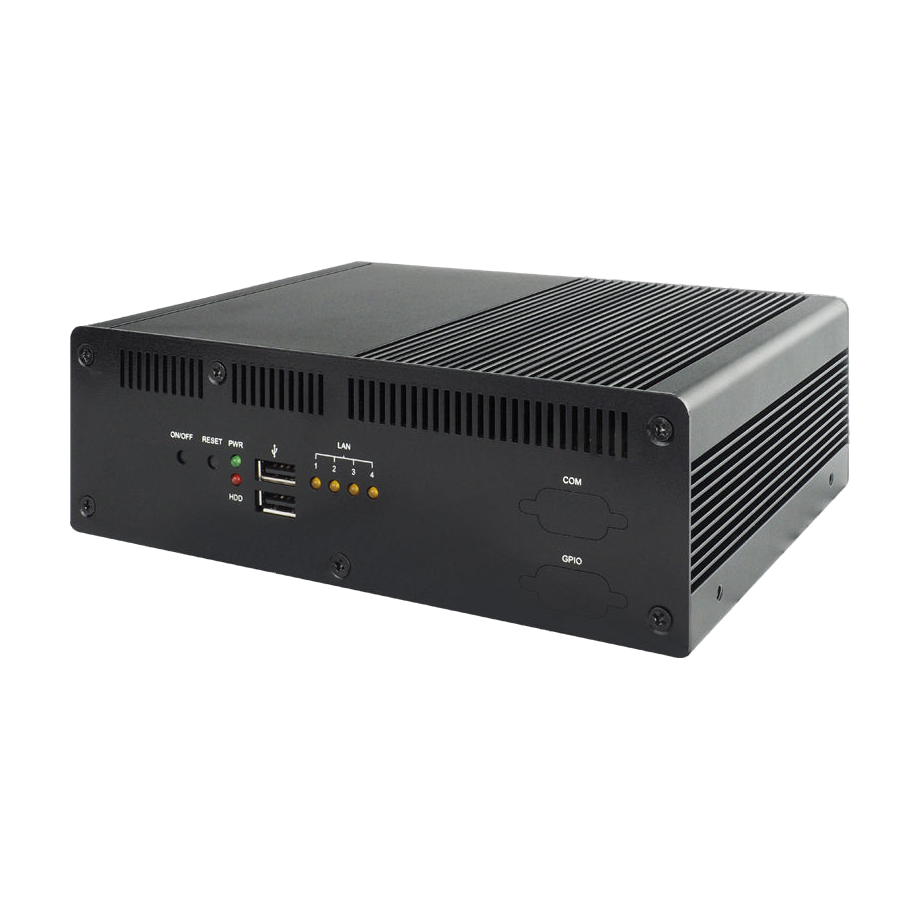 Jetway HBFDF13-6412-B (Intel Elkhart Lake J6412, 4* Intel 2.5Gb) — vista do equipamento