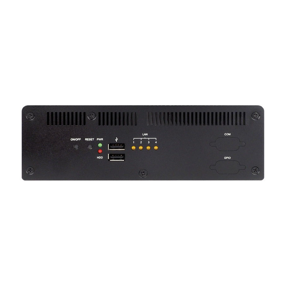 Jetway HBFDF13-6412-B (Intel Elkhart Lake J6412, 4* Intel 2.5Gb) — vista do equipamento