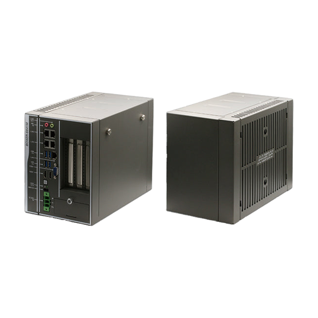 AAEON BOXER-6841M-A5-1010 (Intel® C236, 5 GLAN, 2 PCIe x8, PCIe x1) — vista do equipamento