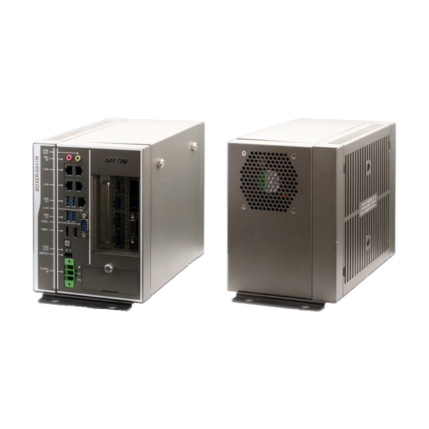 BOXER-6841M-A7-1010 (Intel® C236, 5 GLAN, PCIe x16, PCIe x1) — vista do equipamento