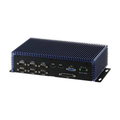 AAEON BOXER-6639 (Intel 6 Gen, 3 LAN. 4 USB3, 6 COM, 9-36VDC) — vista do equipamento