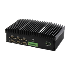 AAEON BOXER-6641-PRO (Intel 8/ 9 Gen, 4 LAN, 6 COM, DIO,10-35VDC) — vista do equipamento