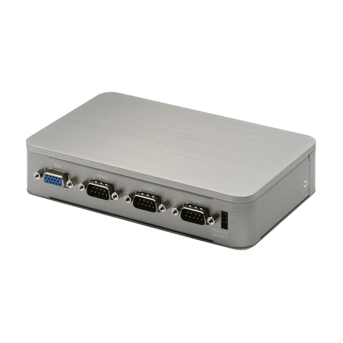 AAEON BOXER-6405 (Intel® Celeron/ Pentium, 2 LAN, 3 COM, 9-24V) — vista do equipamento