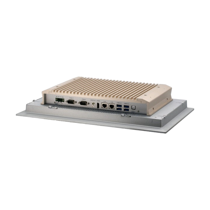 Panel PC 15.6' OMNI-2155HTT-BT-A1/2-1013 (J1900/ N2807, 10-35V) — vista do equipamento