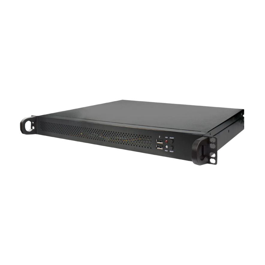 Jetway HBJC150F792-3160R (Intel N3160, 2LAN, 2COM, LPT, 250W) — vista do equipamento