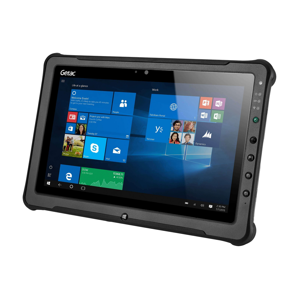 Tablet 11.6' Getac F110-Ex G5 Basic (USB, BT, Wi-Fi, Win 10 Pro, ATEX) — vista do equipamento