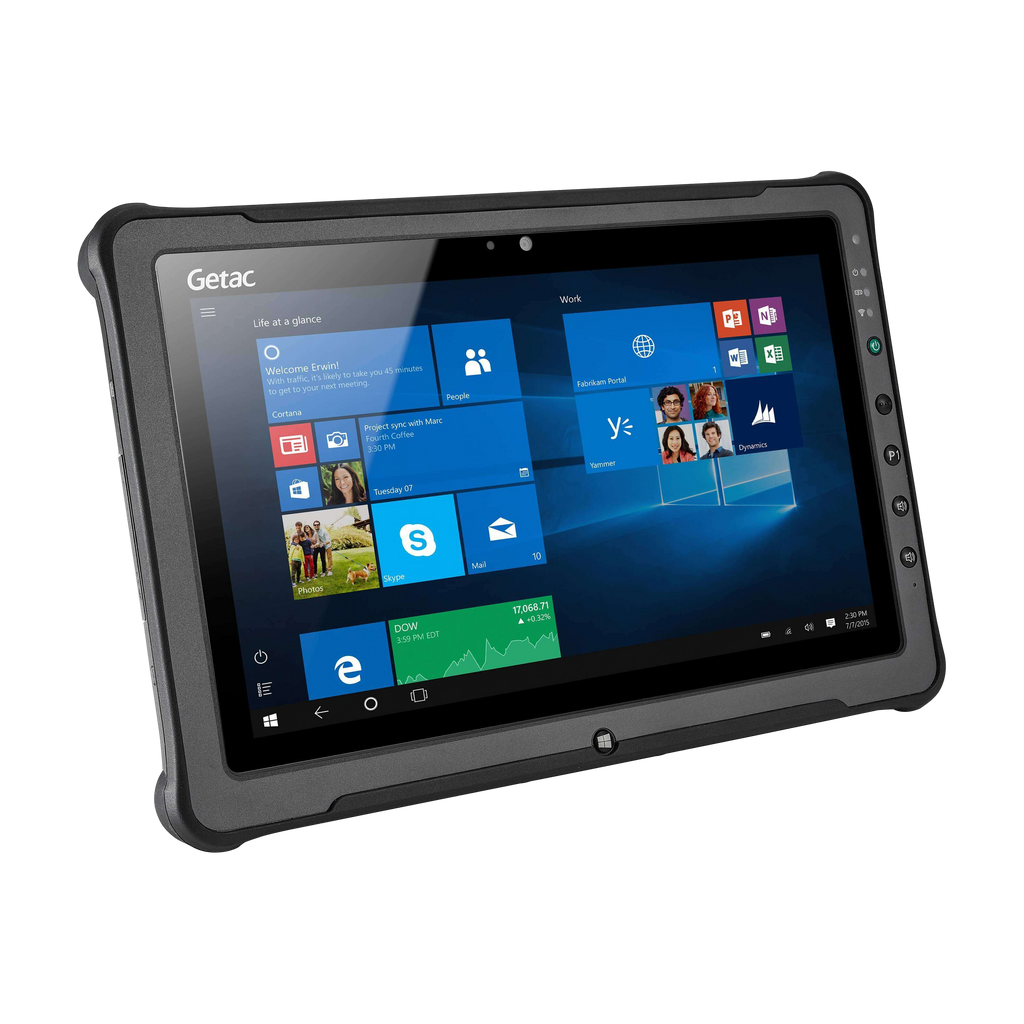 Tablet 11.6' Getac F110-Ex G5 Basic (USB, BT, Wi-Fi, Win 10 Pro, ATEX) — vista do equipamento