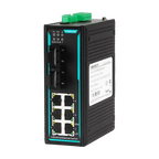 Switch MISCOM6208 (8*10/100M, 9-60VDC) — vista do equipamento