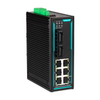Switch MISCOM6208 (8*10/100M, 9-60VDC) — vista do equipamento