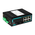 Switch MISCOM6208 (8*10/100M, 9-60VDC) — vista do equipamento