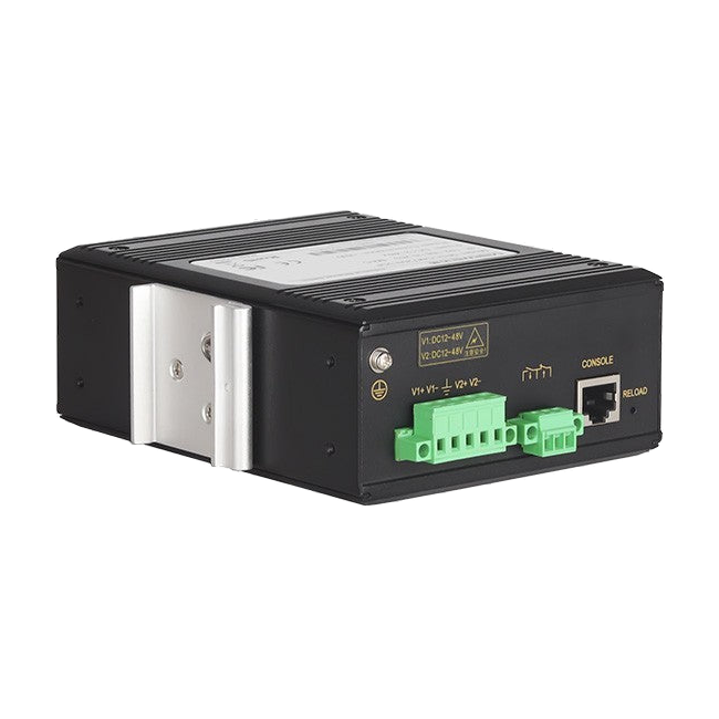 Switch MISCOM7209-3GF (6* 10/100M T(x), 3 Gigabit SFP) — vista do equipamento