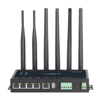 Router 5G MIR785-W (Wi-Fi 6, 4* GLAN, RS-232, RS-485) — vista do equipamento