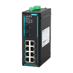 Switch PoE+ MISCOM7210GP-2GF-8GTPOE (2 Gigabit SFP, 8 Gigabit RJ45) — vista do equipamento