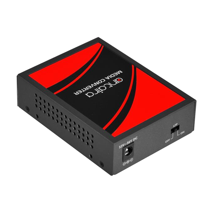 Conversor PoE FCU-2805P-SFP 10/100/1000TX para SFP (Mini-GBIC) — vista do equipamento