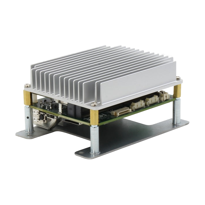 AAEON BOXER-8221AI-KIT (NVIDIA Jetson Nano™, 4GB LPDDR4, 16GB eMMC) — vista do equipamento