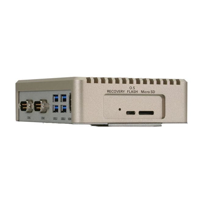 AAEON BOXER-8250AI (NVIDIA Jetson Xavier NX, 8GB LPDDR4, 5 GLAN) — vista do equipamento