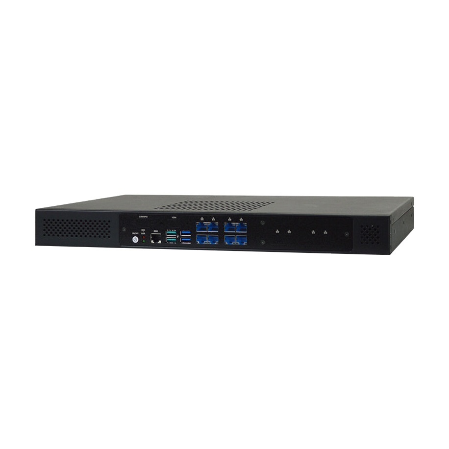 Jetway HBJC153I23-Q670B (Intel 12/ 13 LGA1700, 8* LAN 2.5GbE, RAID) — vista do equipamento