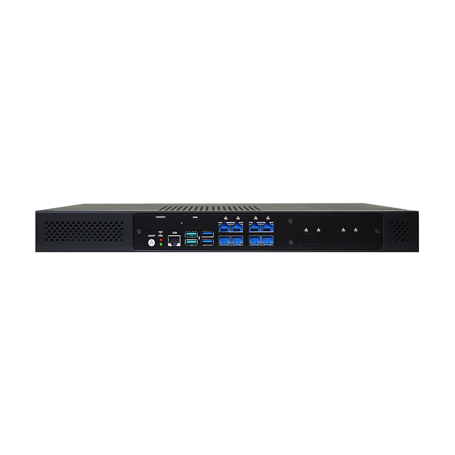 Jetway HBJC153I23-Q670B (Intel 12/ 13 LGA1700, 8* LAN 2.5GbE, RAID) — vista do equipamento